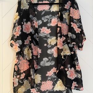 Floral Sheer Kimono